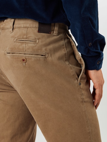 BRAX Normální Chino kalhoty 'Fabio' – hnědá