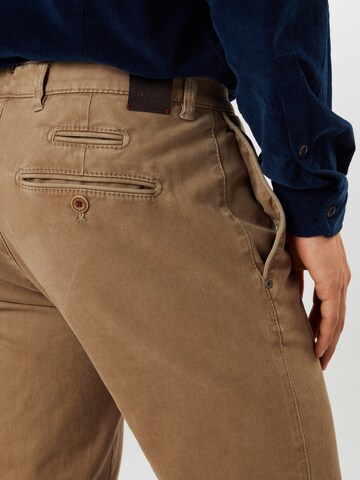 BRAX Regular Chino 'Fabio' in Bruin