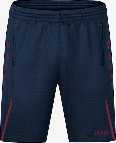 JAKO Workout Pants in Blue / Dark blue / Bordeaux, Item view