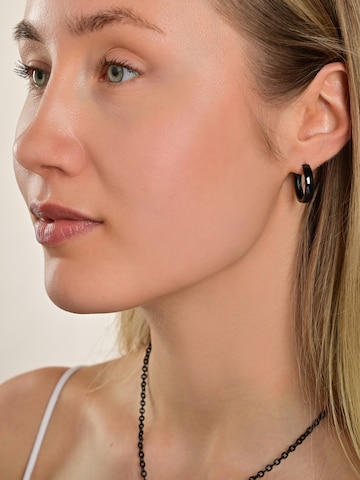 Akzent Earrings 'Jolina, langlebig' in Black: front