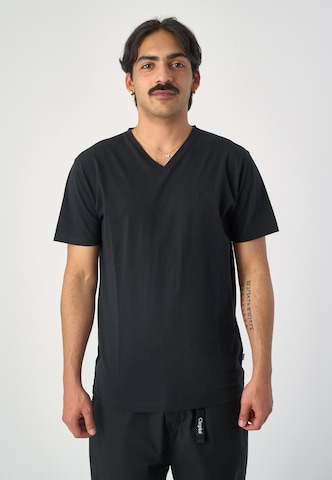 Cleptomanicx T-Shirt 'Ligull' in Schwarz: predná strana