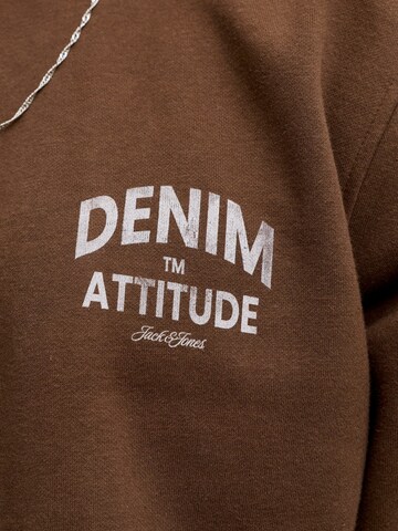 JACK & JONES Sweater 'dover' in Brown