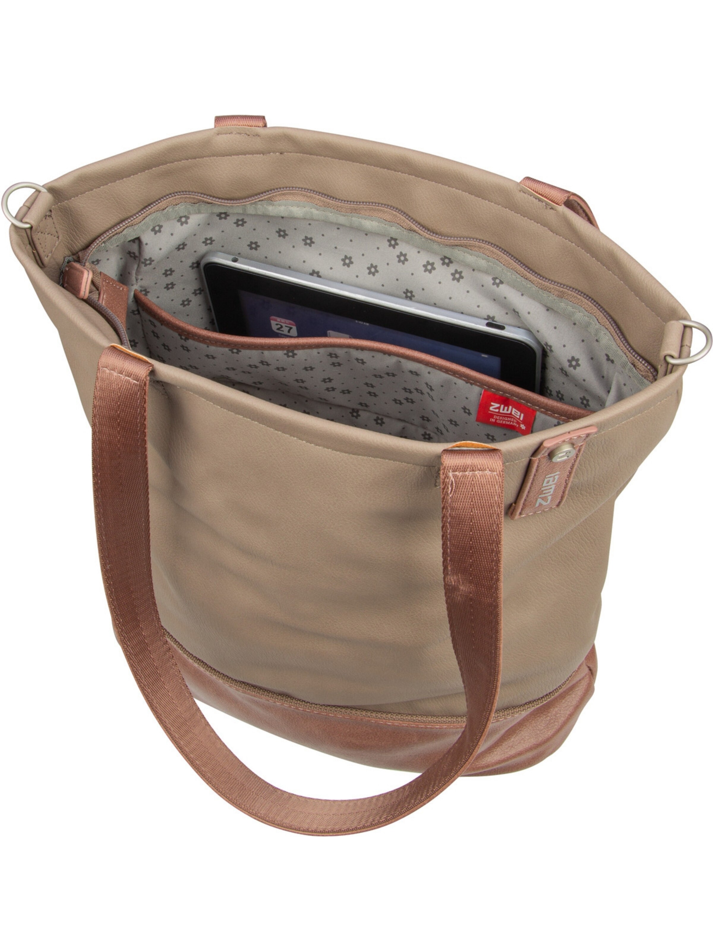 ZWEI Shopper 'Jana' in Beige