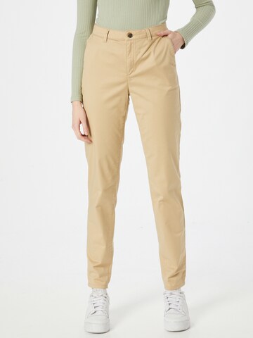 regular Pantaloni chino di ESPRIT in beige: frontale