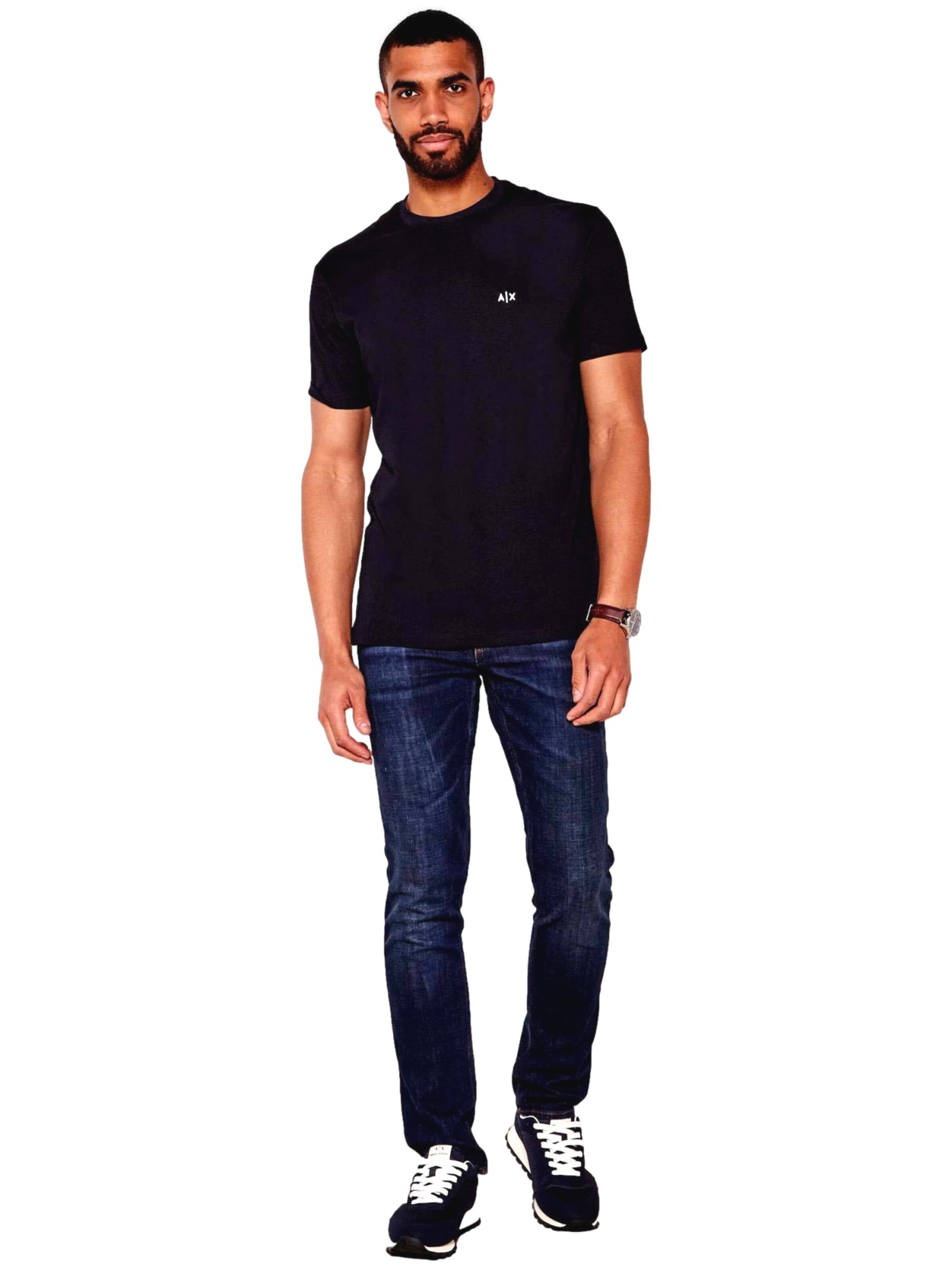 Maglietta di ARMANI EXCHANGE in blu