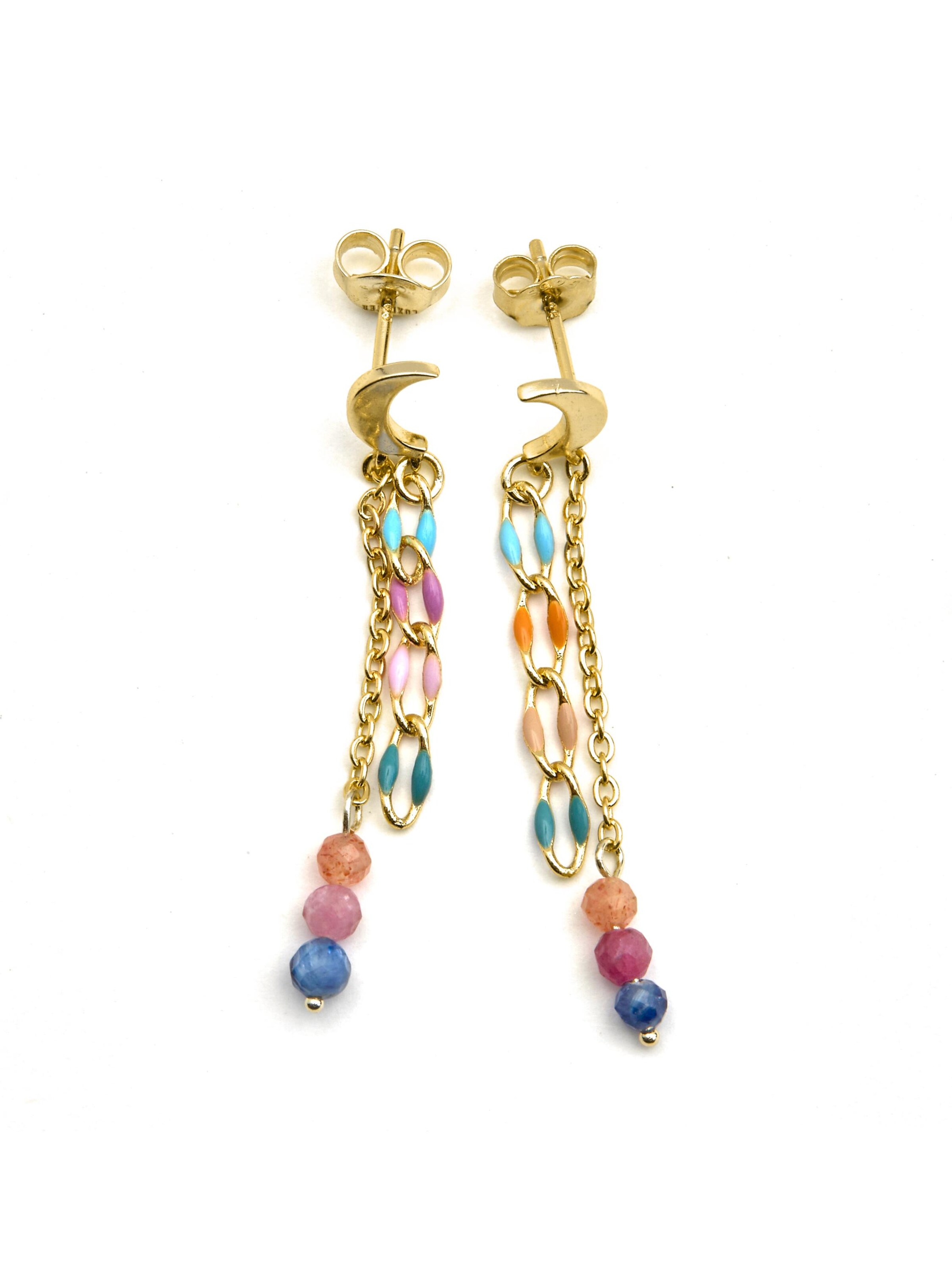 Luxenter Earrings 'Liesi' in Gold