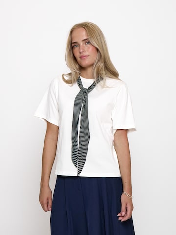 Haut 'Sully' Peppercorn en blanc : devant