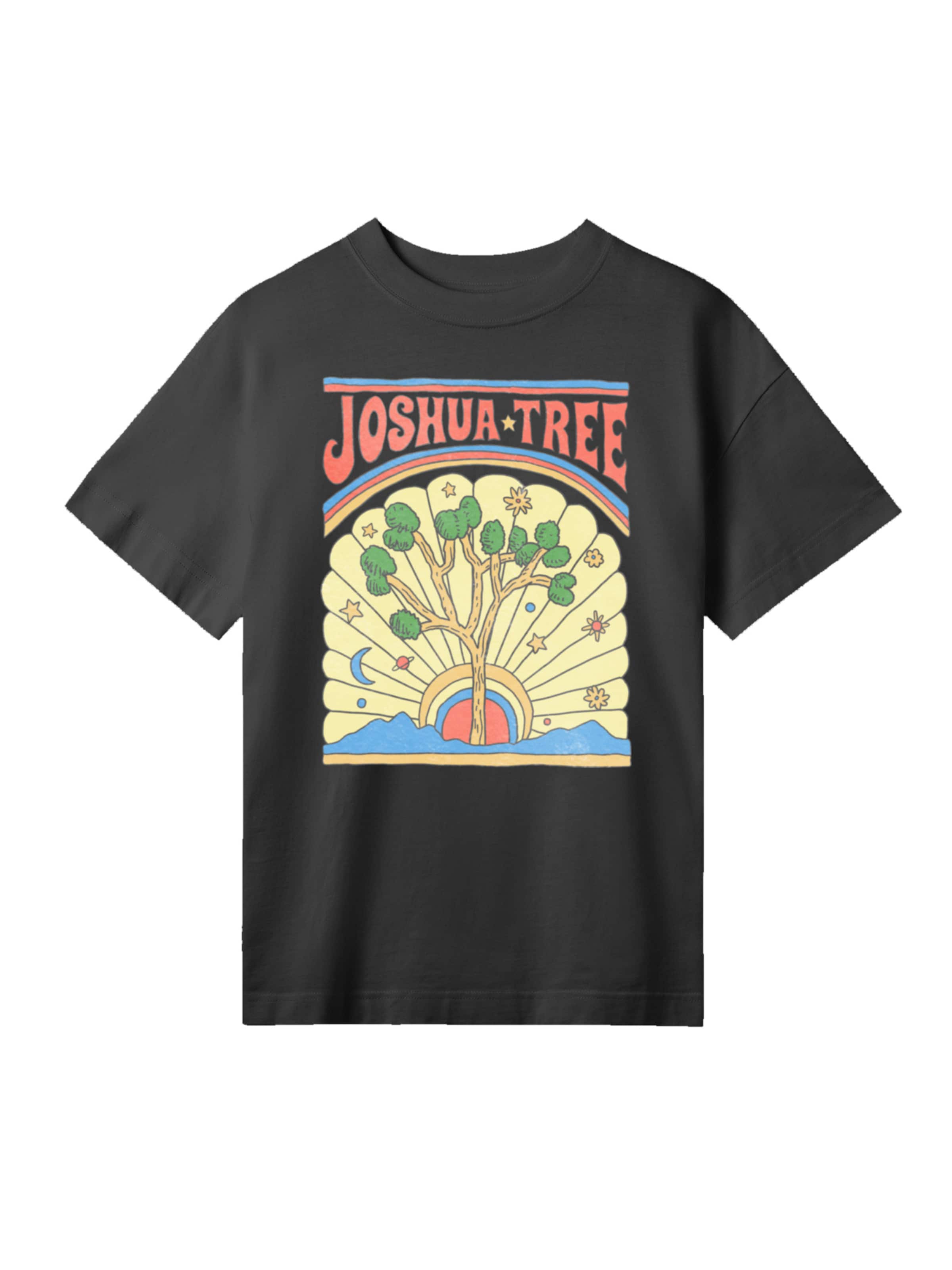 T-shirt 'US National Parks Joshua Tree' F4NT4STIC en noir : devant