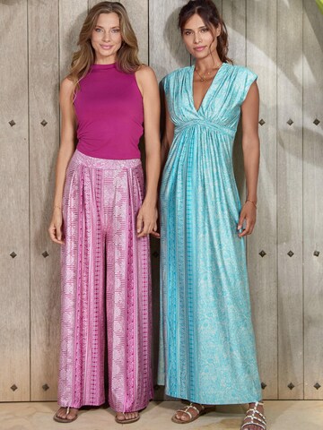 Chic by Lirette Wide leg Broek 'Palazzo Pants Guna' in Roze