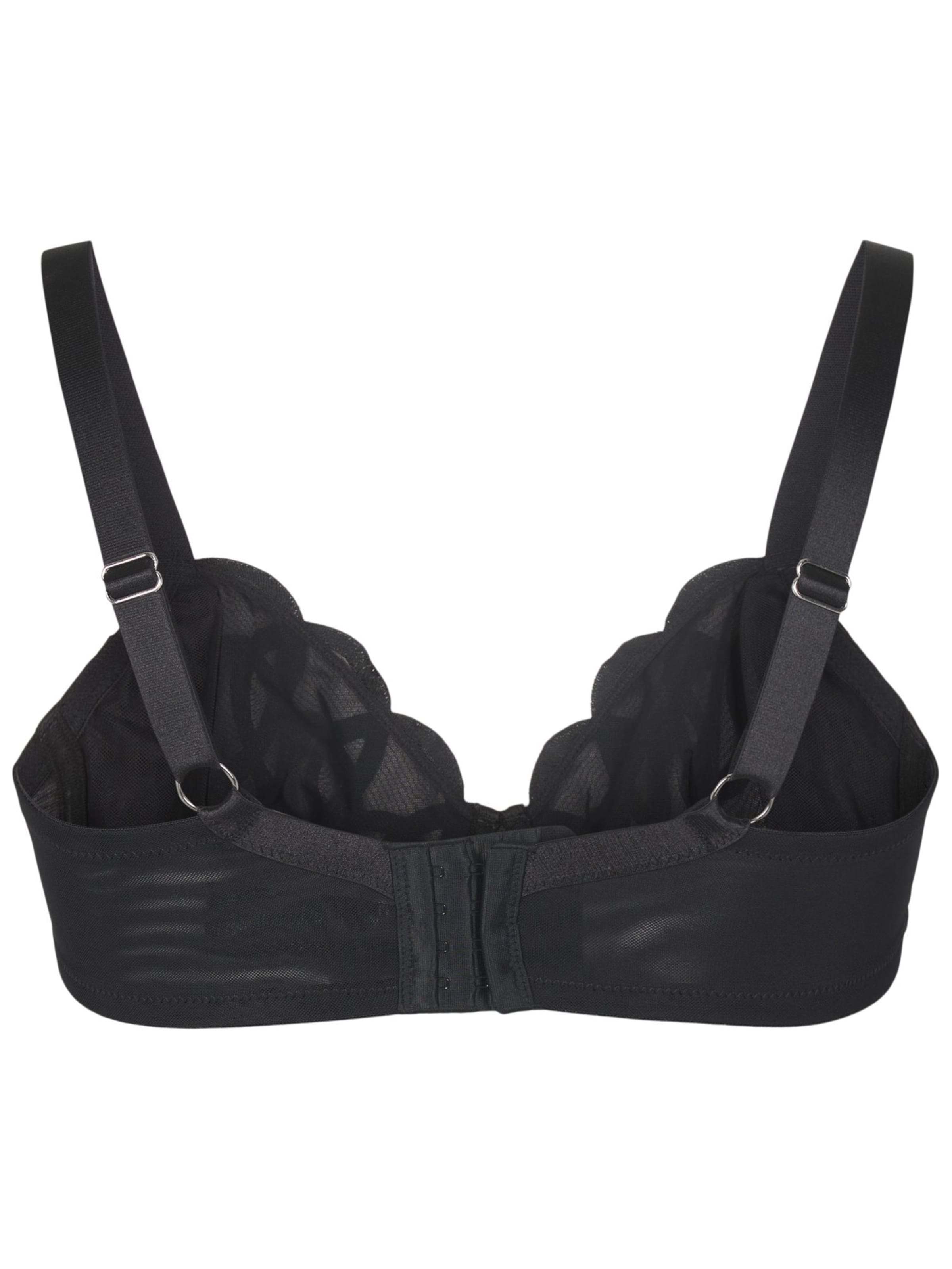 Devoted by Zizzi Bustier BH 'Lblanka' in Schwarz