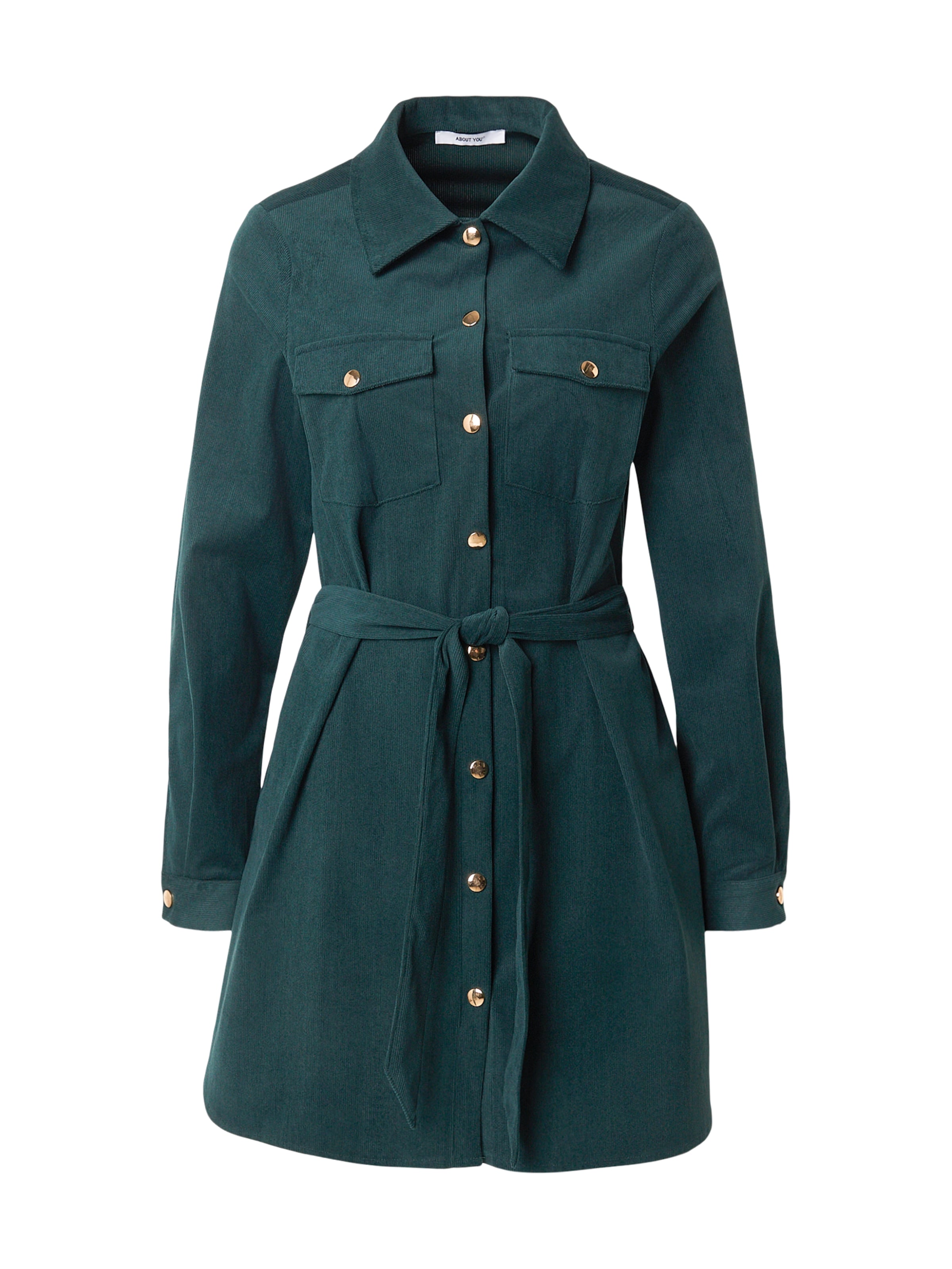 ABOUT YOU Skjortklänning 'Farina' i grön: framsida