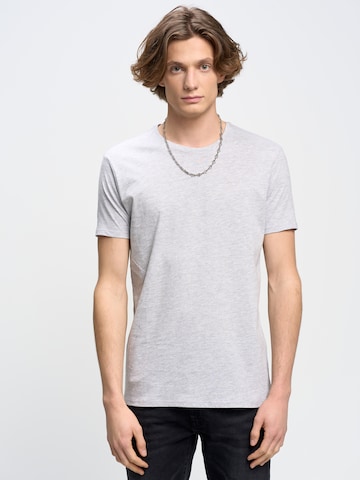 T-Shirt BIG STAR en gris : devant