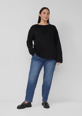 s.Oliver Red Label Plus Sweater in Black