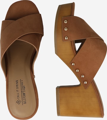 CALL IT SPRING - Zapatos abiertos 'SPENCER' en marrón