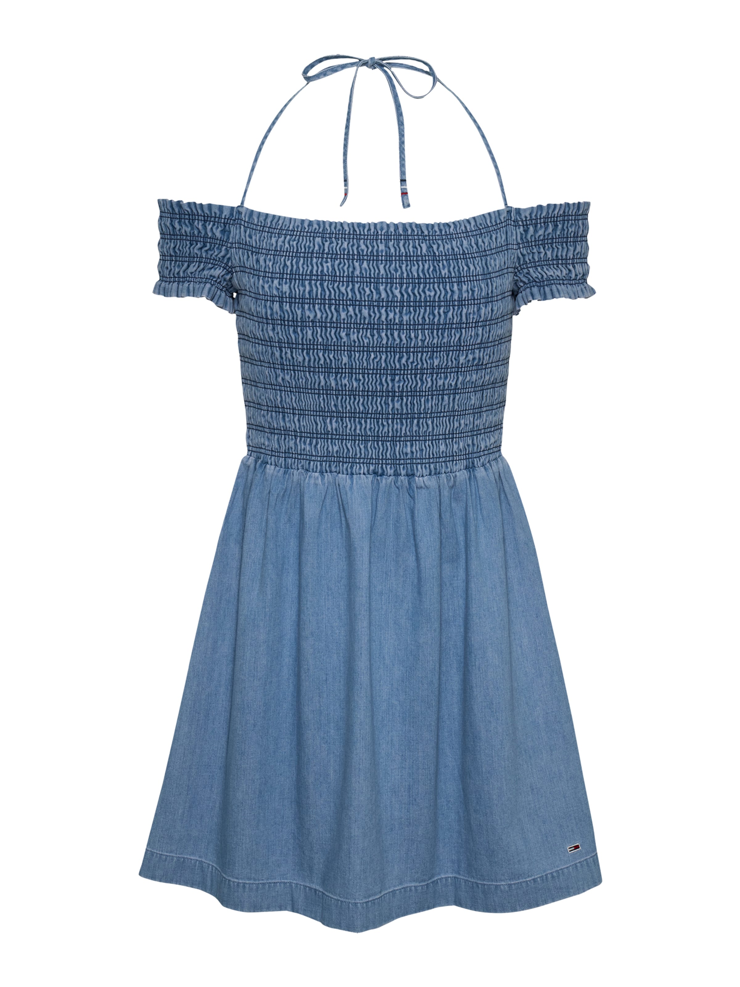 Tommy Jeans Sommerkleid in Blau: Vorderseite