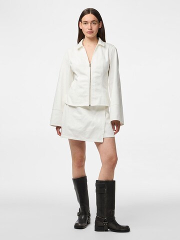 Chemisier 'PCFlora' PIECES en blanc