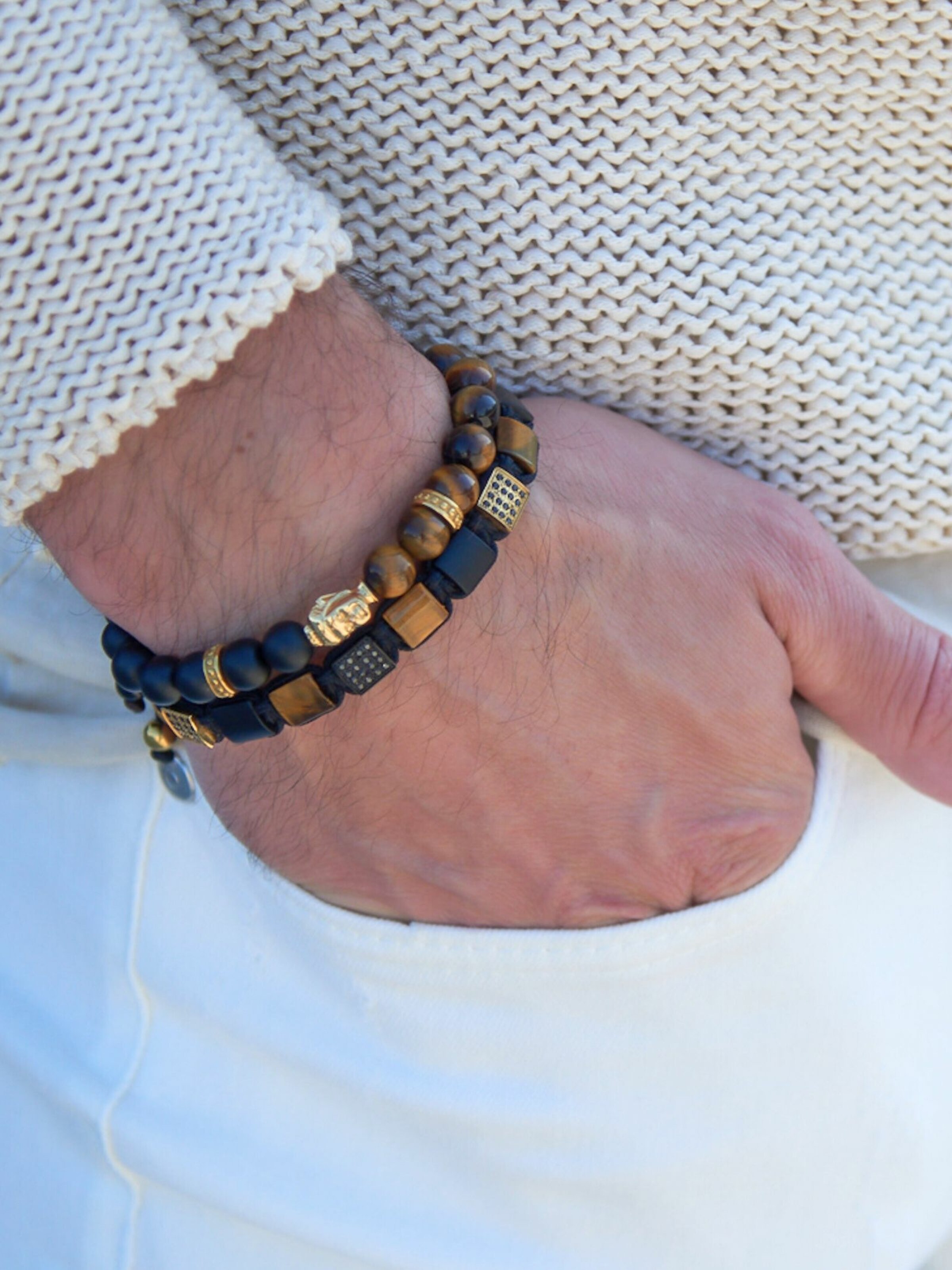 GT Collection Armband 'Buddha Head' in Gold