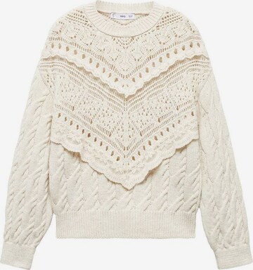 Pull-over 'Misa' MANGO en beige : devant