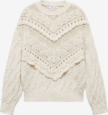 MANGO Pullover 'Misa' in Beige: predná strana