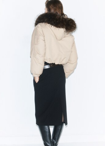 MANGO Between-season jacket 'CAMELITA' in Beige: back