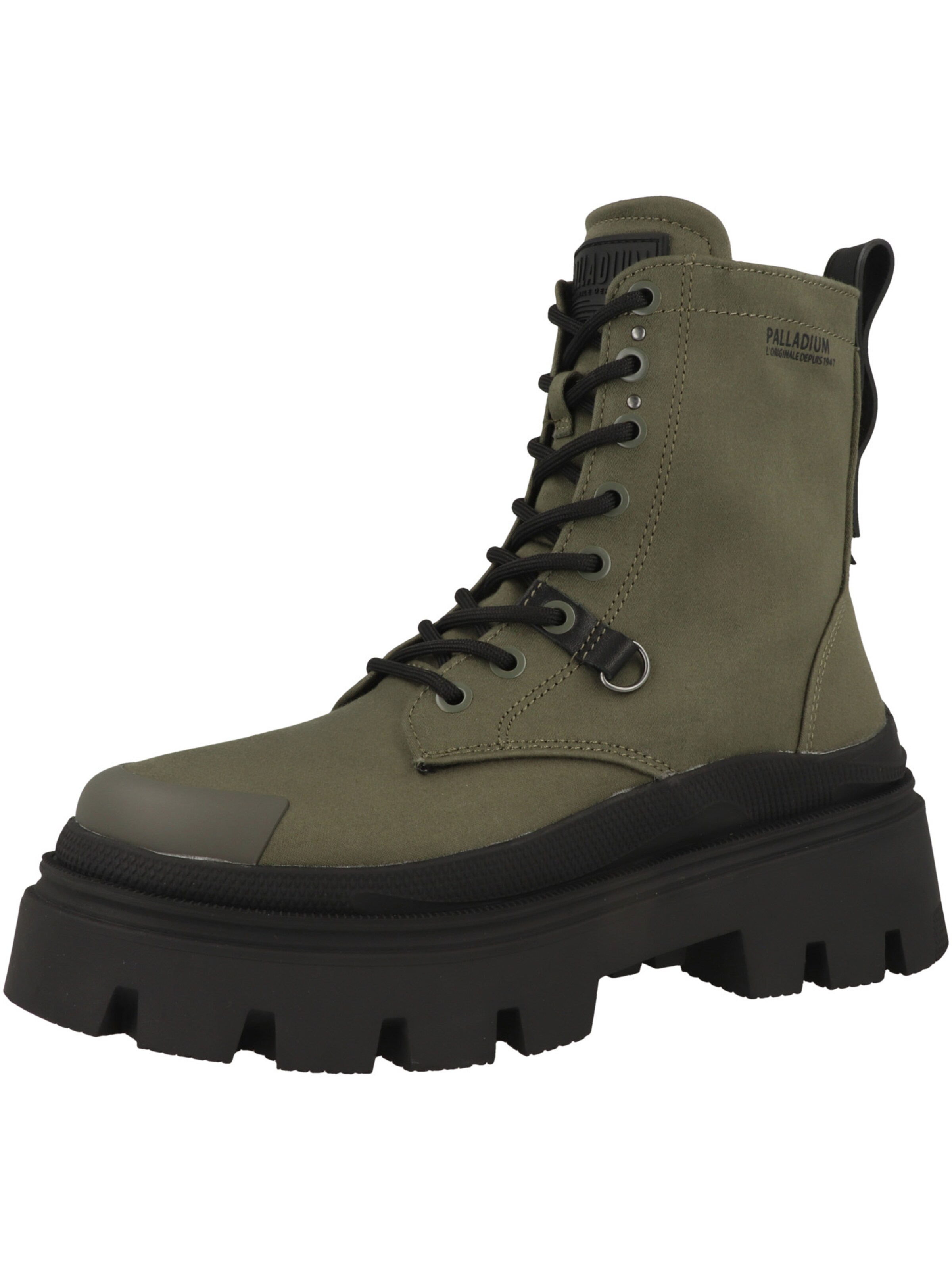 Palladium - Botim com fivela em verde: frente