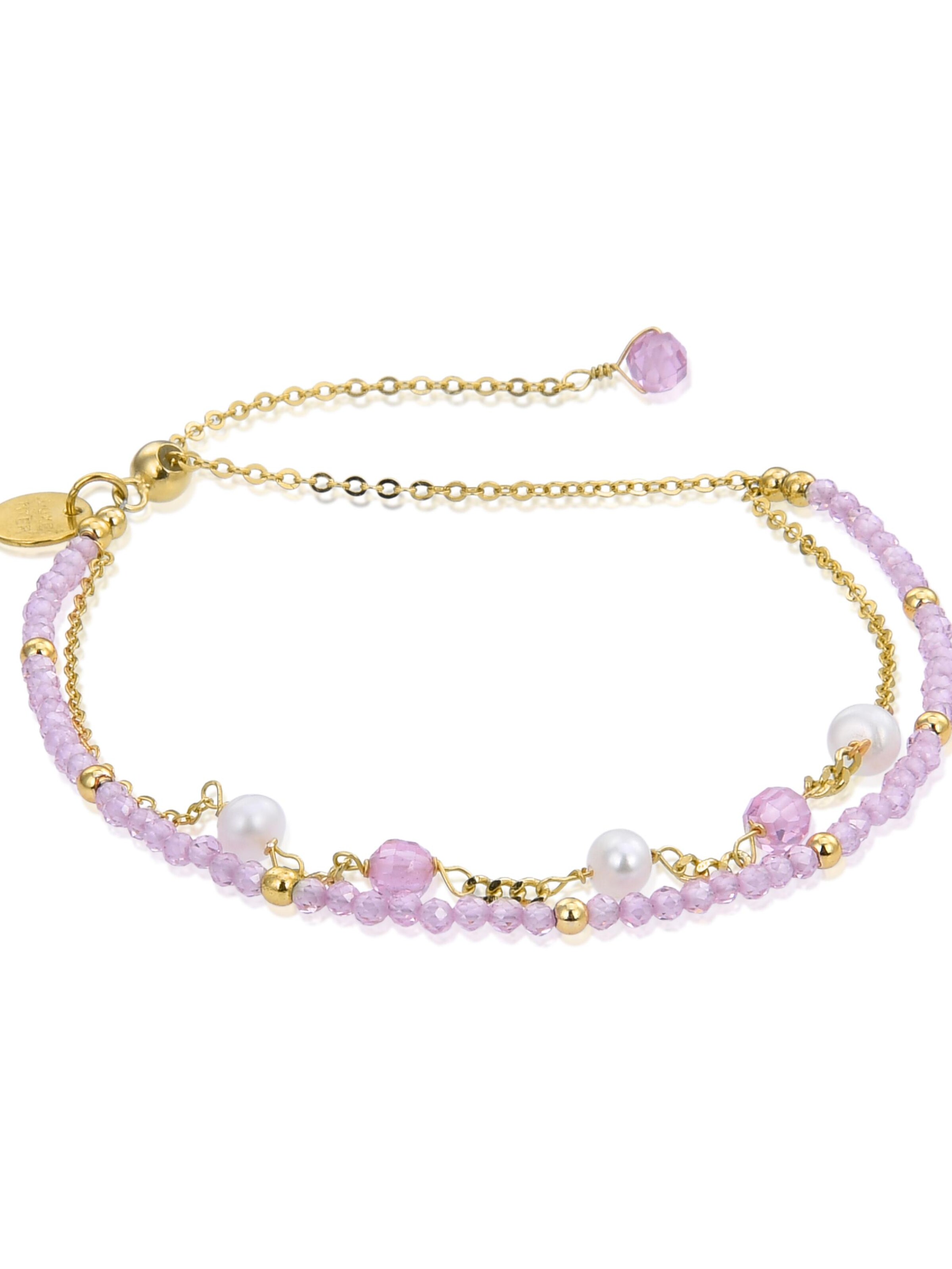 Luxenter Armbånd 'Rius' i pink