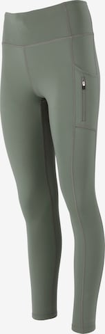 ENDURANCE Skinny Workout Pants 'THADEA' in Green