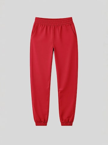 Tommy Life Tapered Trousers in Red
