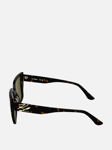 Karl Lagerfeld Zonnebril in Bruin