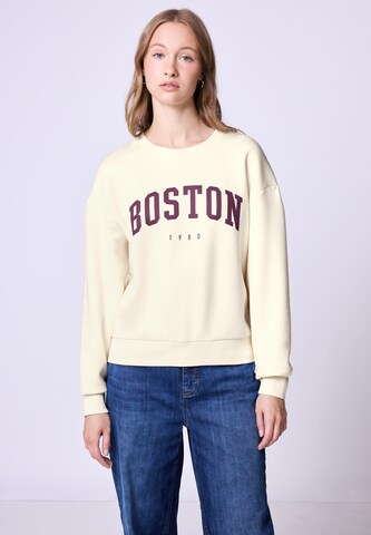 Street One Studio Sweatshirt in Beige: Vorderseite
