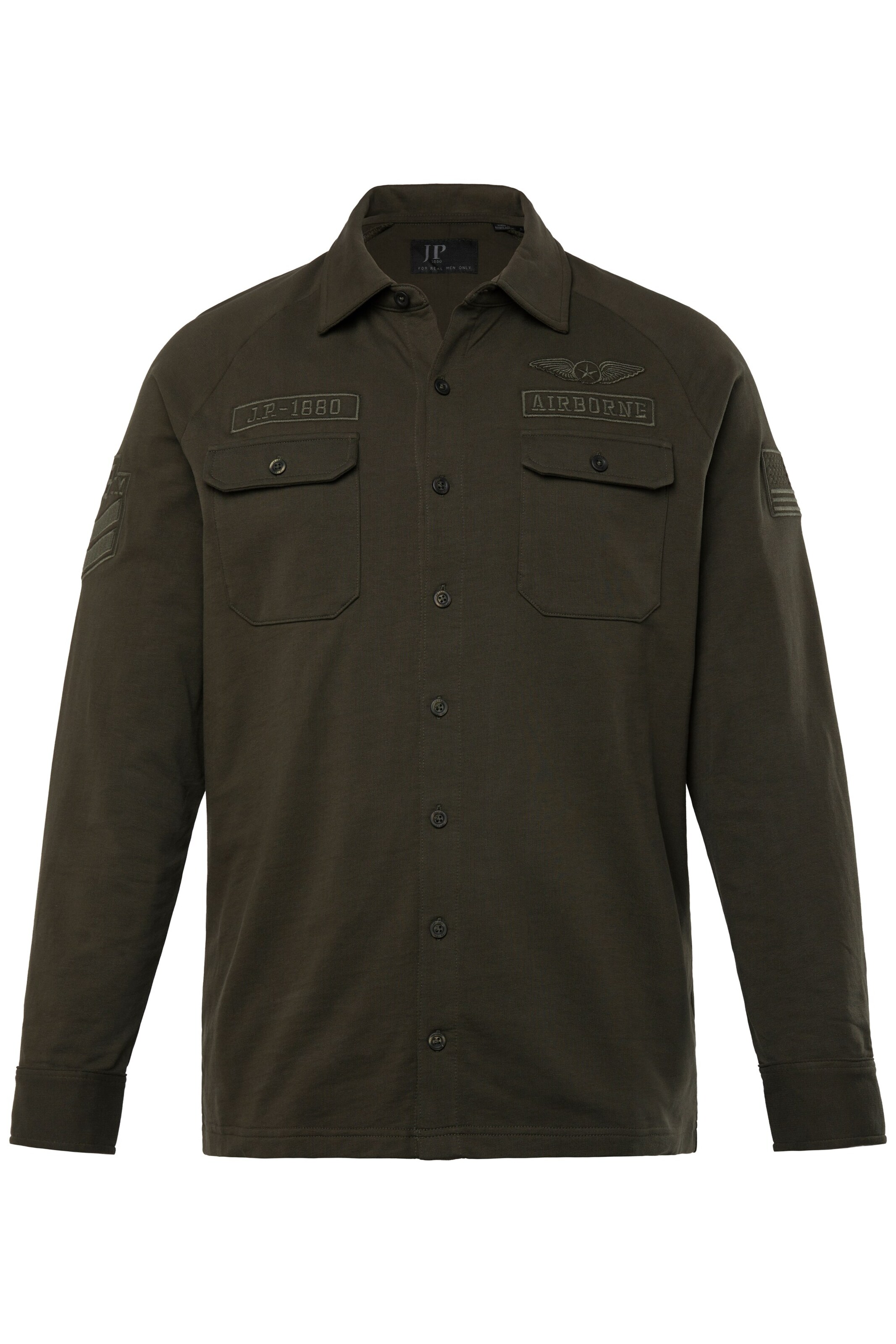 JP1880 Hemd in Grün: Vorderseite