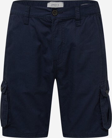 Pantalon cargo Jack's en bleu : devant