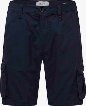 Jack's Regular Cargobroek in Blauw: voorkant