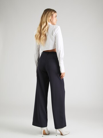minimum Wide leg Bandplooibroek in Blauw