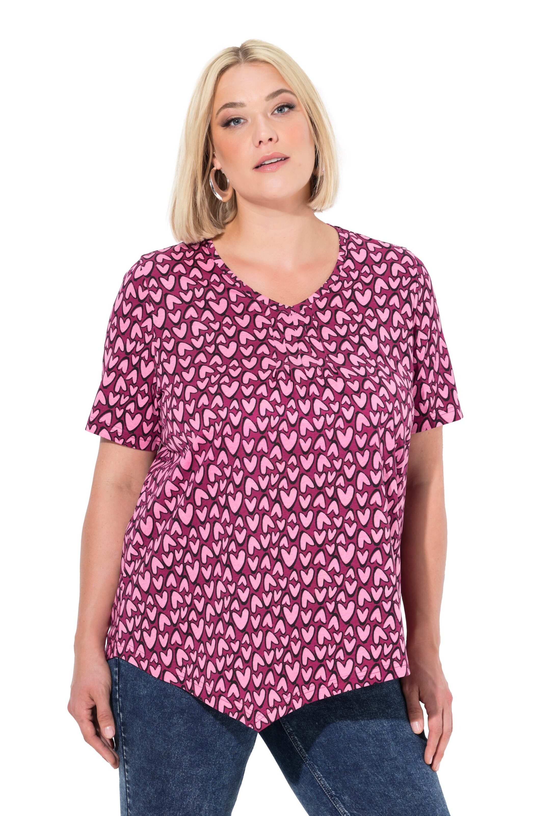 Ulla Popken Shirt in Purple: front