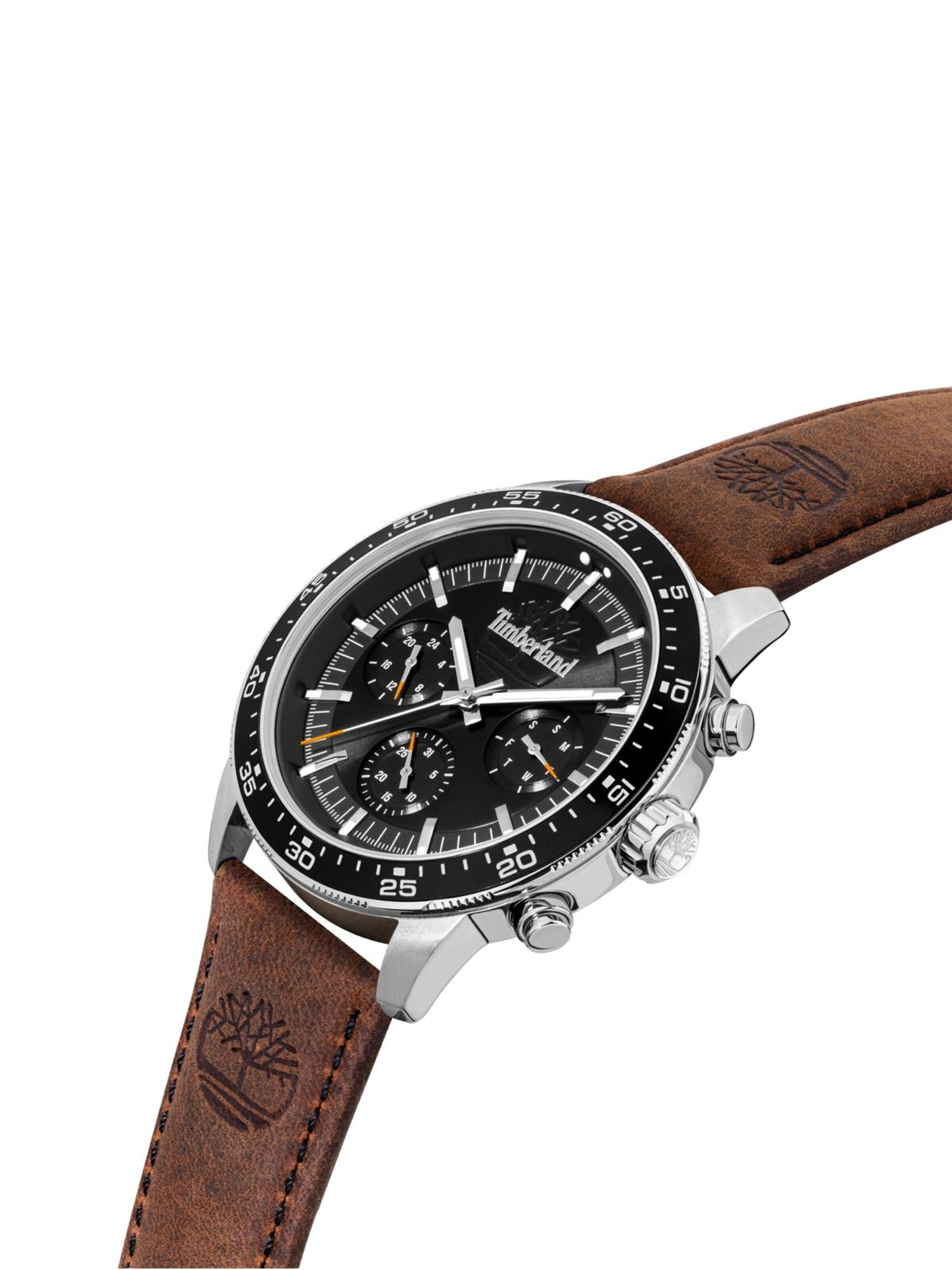 TIMBERLAND Analogové hodinky 'Chronograph Parkman' – hnědá