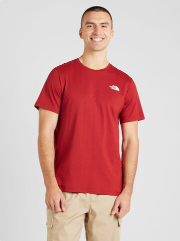 THE NORTH FACE - Camisa 'REDBOX' em vermelho