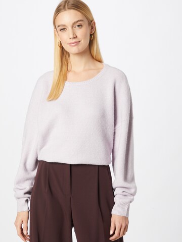 Pullover 'Chunky Fluffy' di Urban Classics in lilla: frontale