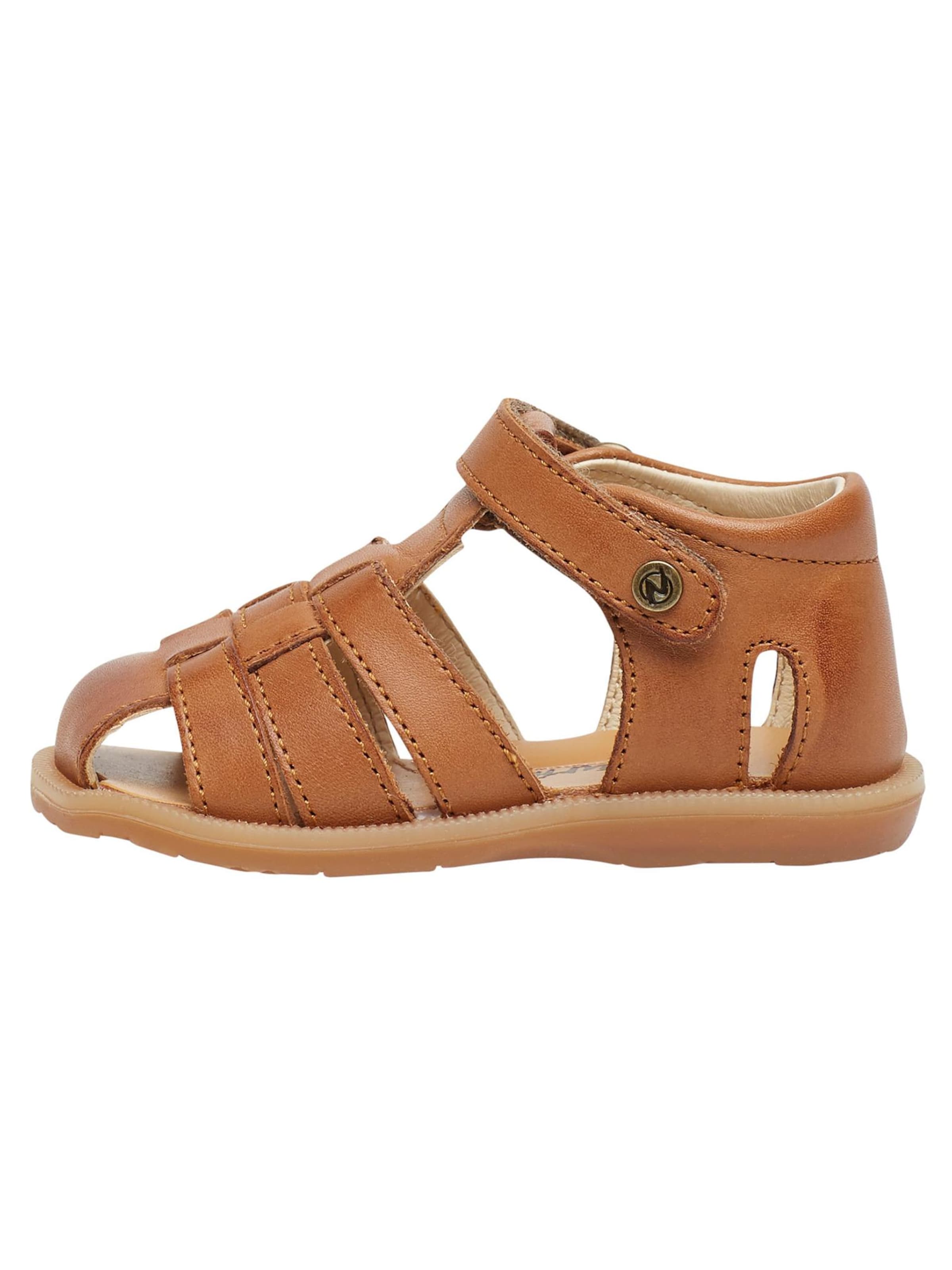 NATURINO Open shoes 'ZAFFIRO' in Brown: front