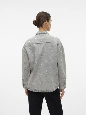 VERO MODA Bluse 'Hayden' in Grau