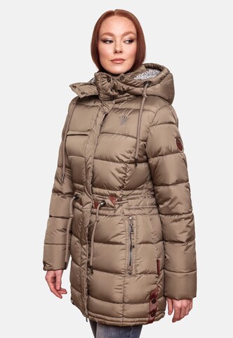 NAVAHOO Winter coat 'Daliee' in Brown
