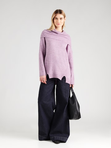 purpurinė ABOUT YOU Megztinis