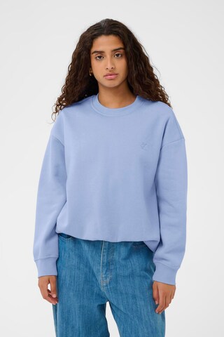 Sweat-shirt 'SLRolanda' SOAKED IN LUXURY en bleu : devant