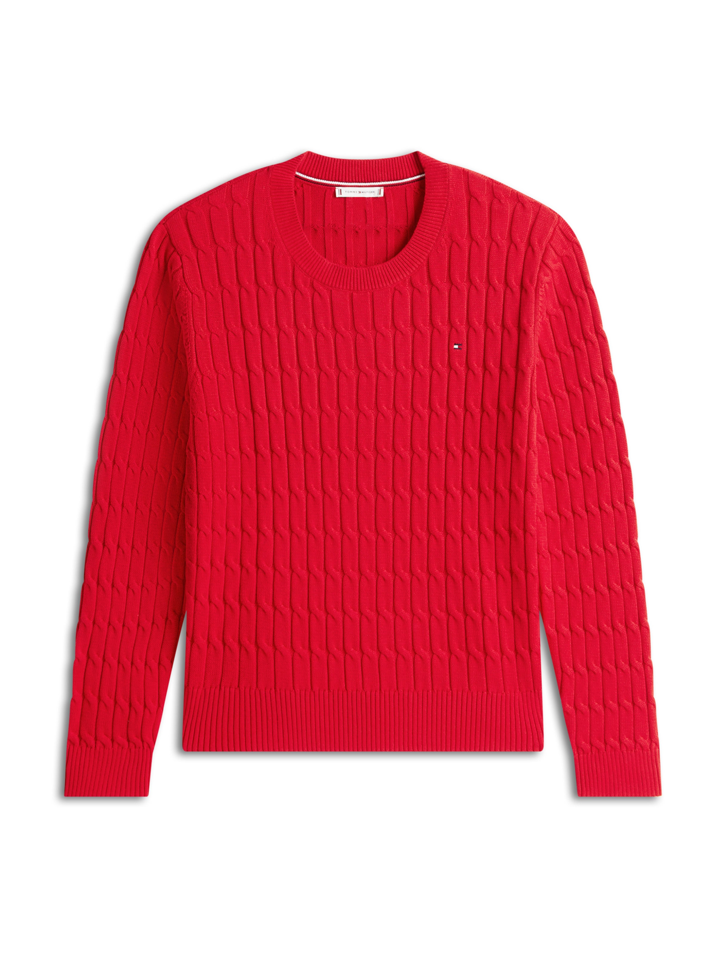 Tommy Hilfiger Curve Pullover i rød: forside