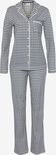 s.Oliver Pyjama en bleu marine / blanc, Vue avec produit
