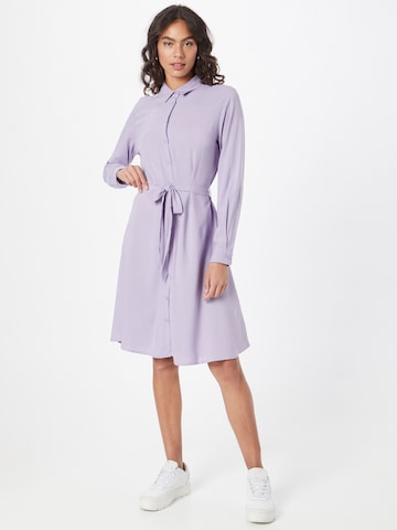 Robe-chemise 'Main' ICHI en violet : devant