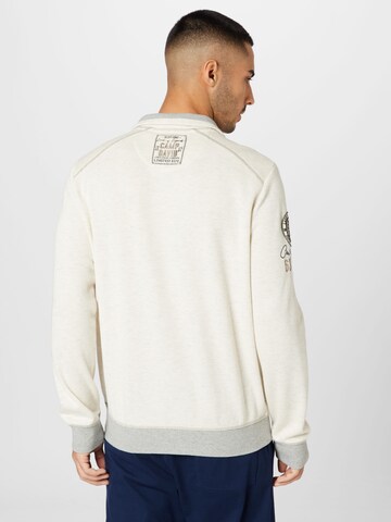 Sweat-shirt CAMP DAVID en blanc