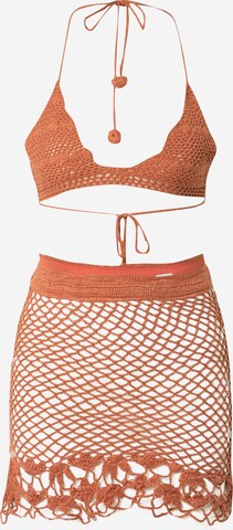 Nasty Gal Triangen Bikini i röd: framsida