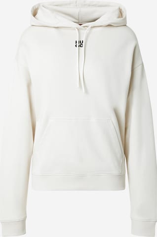 HUGO Mikina 'Delfinia' – bílá: přední strana