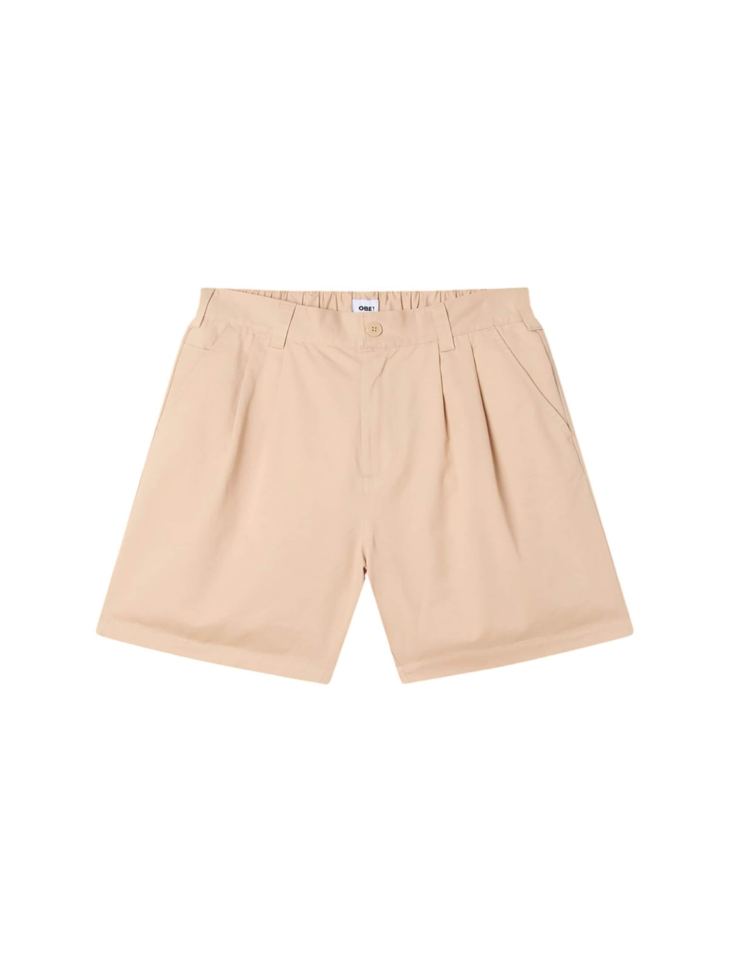 Obey Regular Pants in Beige: front